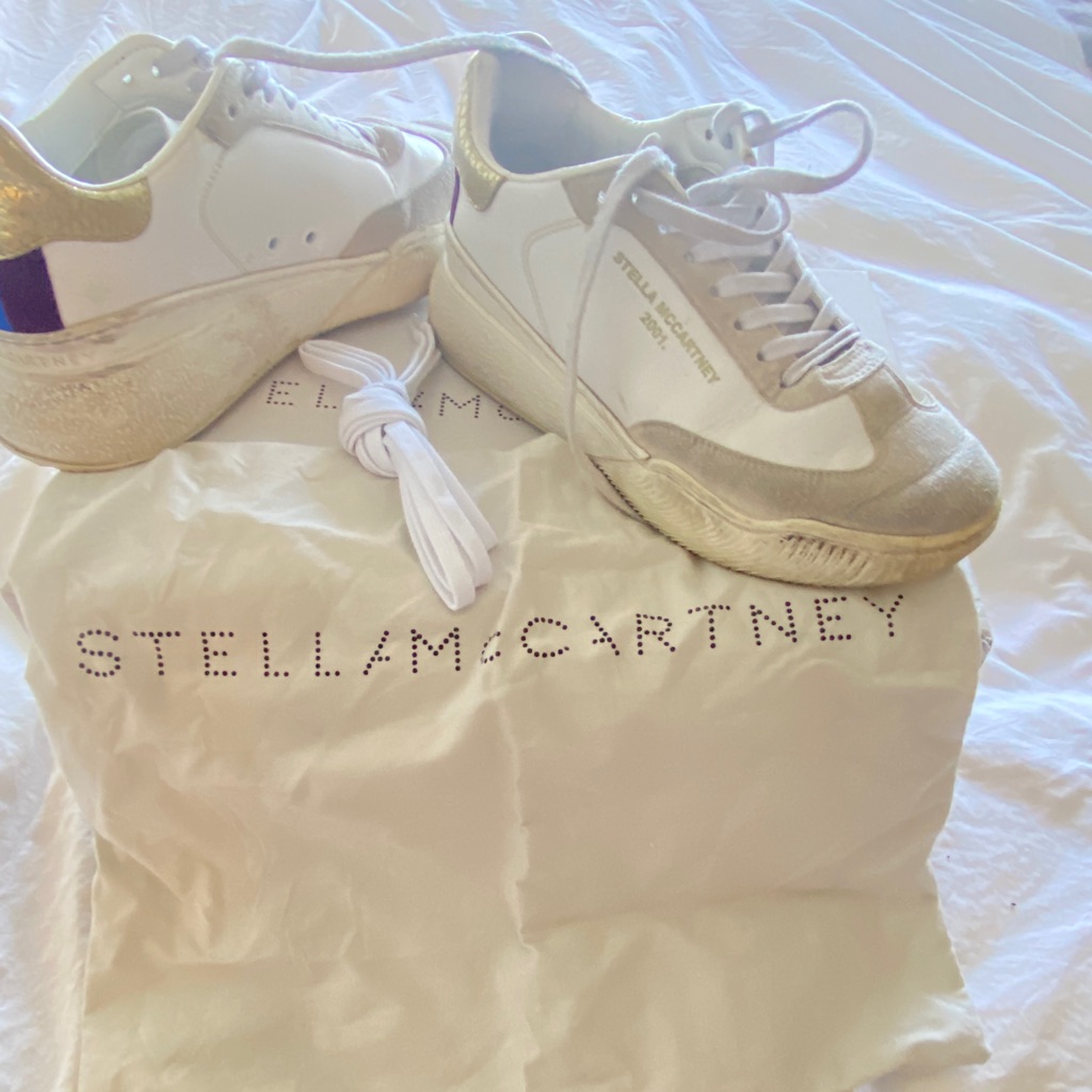 Stella Mccartney White Leather Sneakers